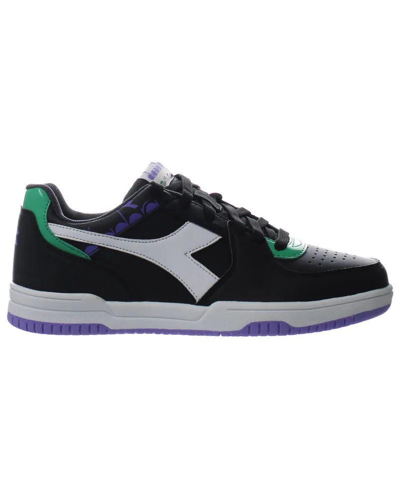 Diadora Raptor Womens Black Trainer Schwarz