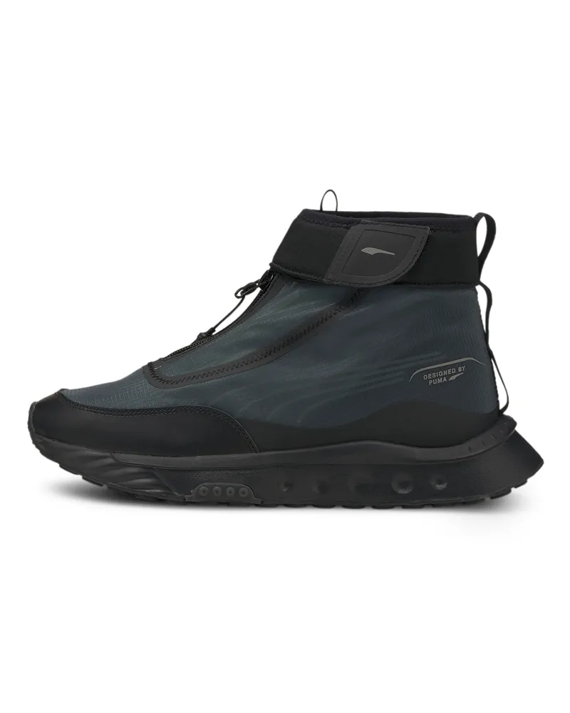 Puma Wild Rider AD4PT High Mens Black Trainer Schwarz