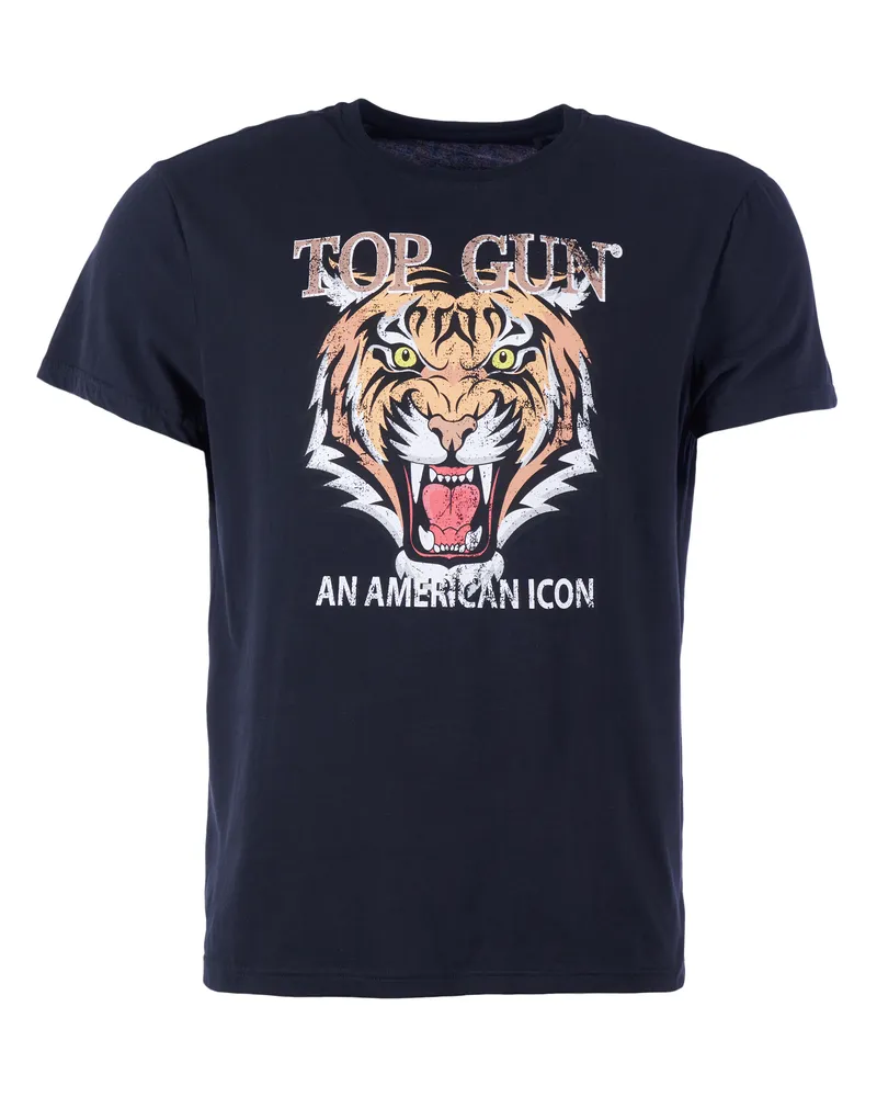 Top Gun T-Shirt TG20213017 - Schwarz Schwarz