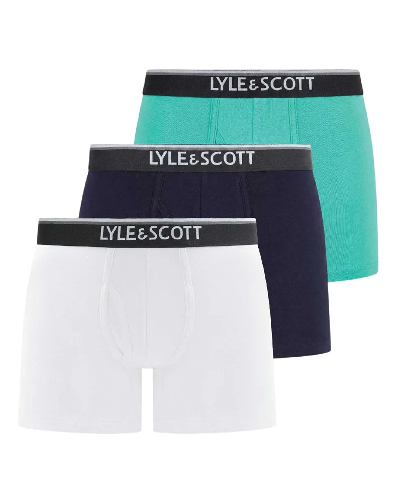 Lyle & Scott Wes" Retropants für Herren (3er-Pack) (Blau/Weiß/Schwarz Blau
