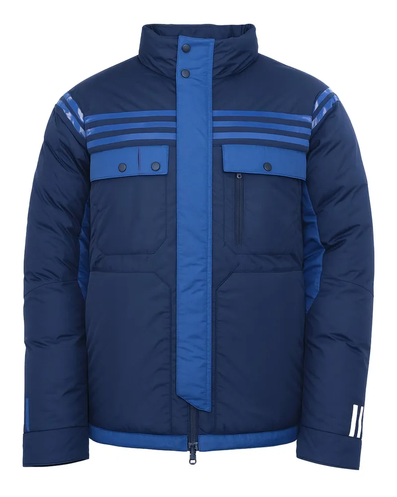 adidas x White Mountaineering Herren Blaue Jacke Blau