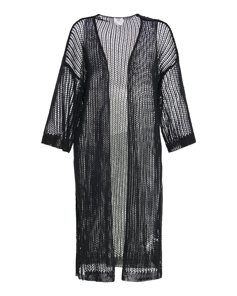 Usha Strickjacke Damen schwarz Schwarz