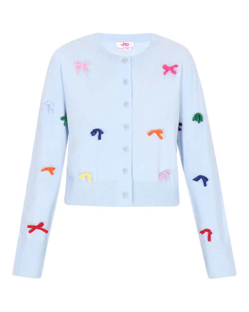 My Mo Strickjacke Frauen hellblau Hellblau