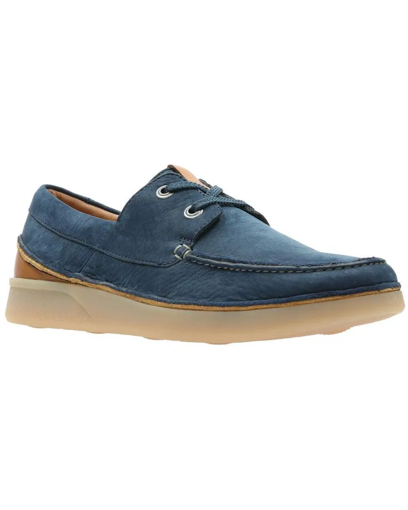 Clarks Oakland Sun Mens Navy Schuhe Blau