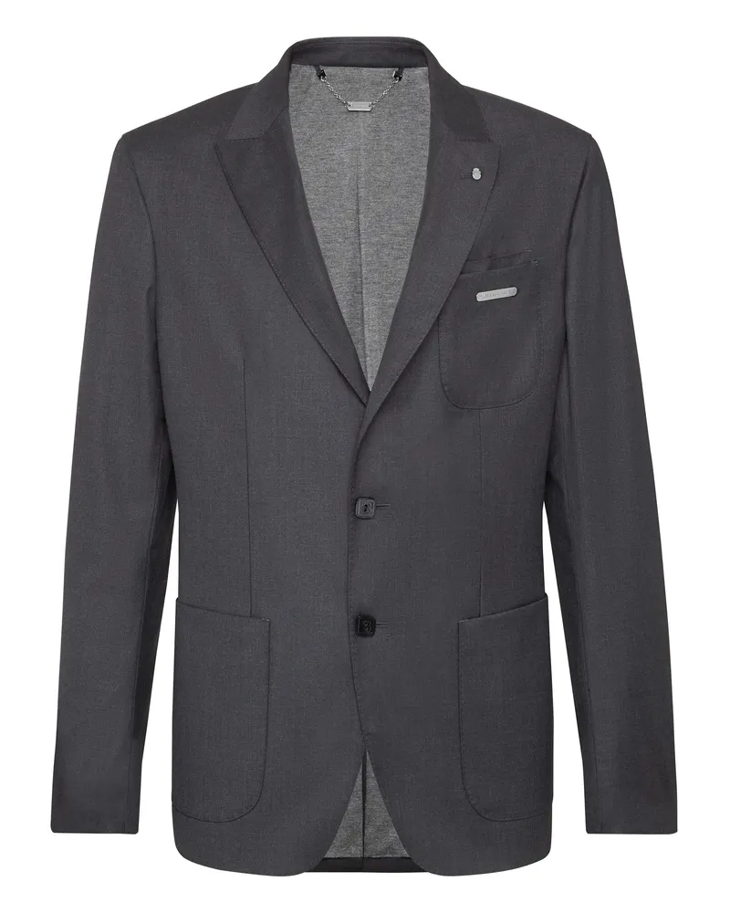 Billionaire Blazer Grau