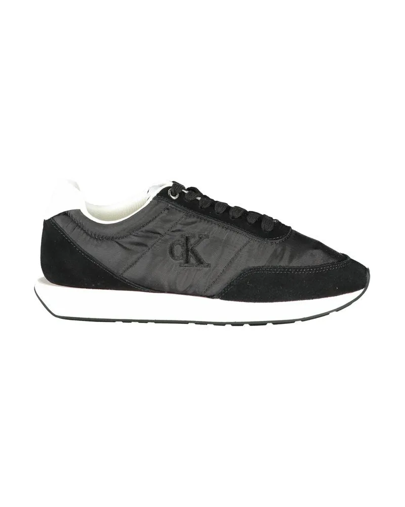 Calvin Klein Schwarze Polyester Frauen Sneaker Schwarz