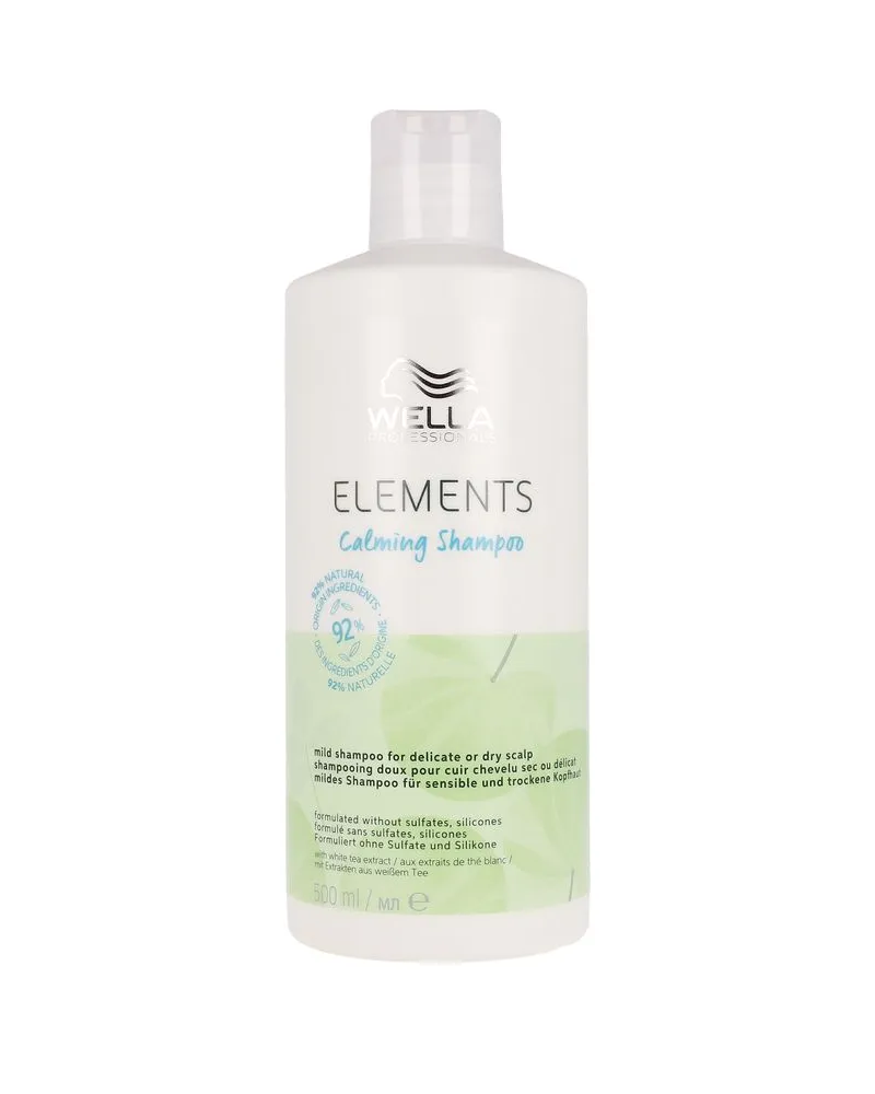Wella Elements Natürliches Beruhigendes Shampoo Für Trockene Oder Empfindliche Kopfhaut, 500 ml 