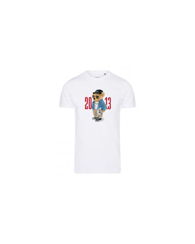 Ballin Skater Bear Tee von  Est. 2013 in der farbe Weiss und in größe 3XL Weiß