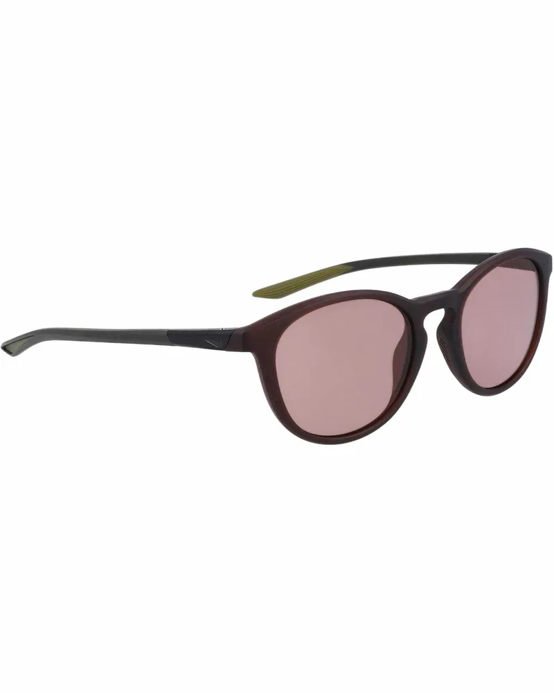 Nike Evolution" Runder Rahmen-Sonnenbrille für Herren/Damen Unisex (Hellbraun Braun