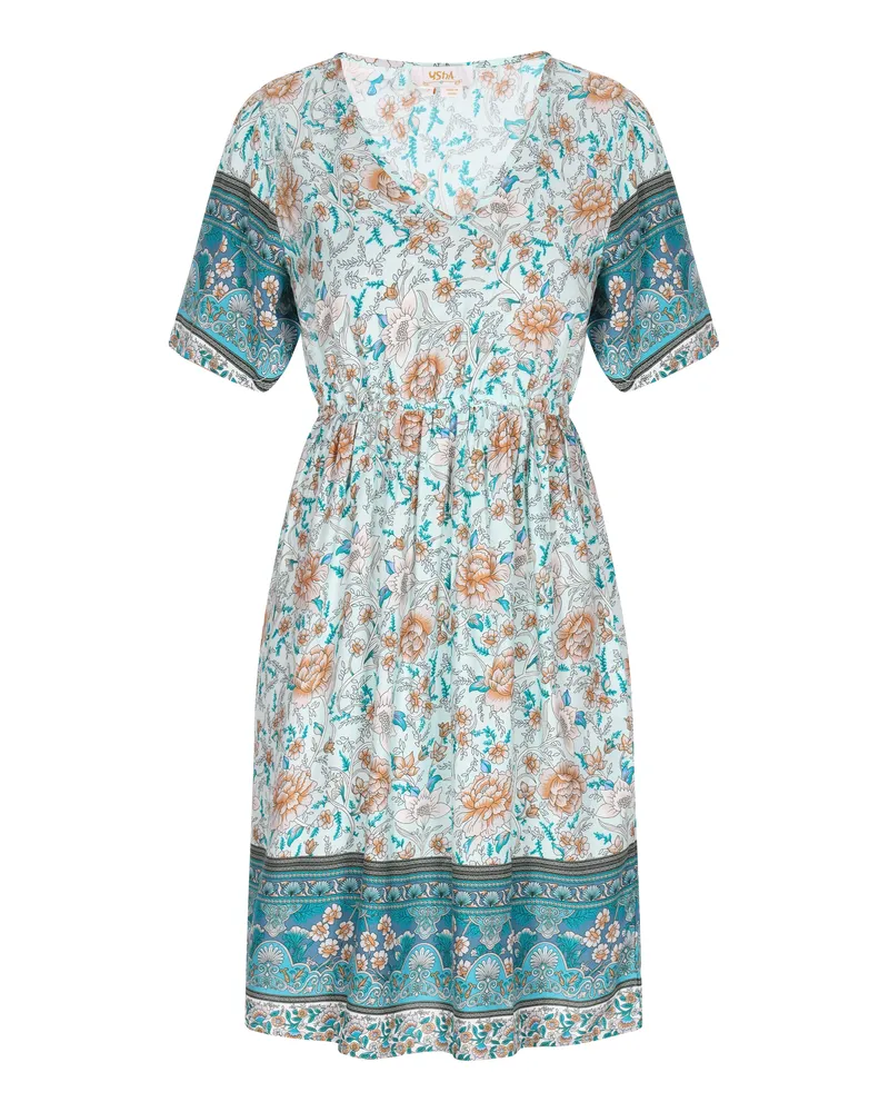 Usha Kleid Frauen aqua mehrfarbig Mehrfarbig