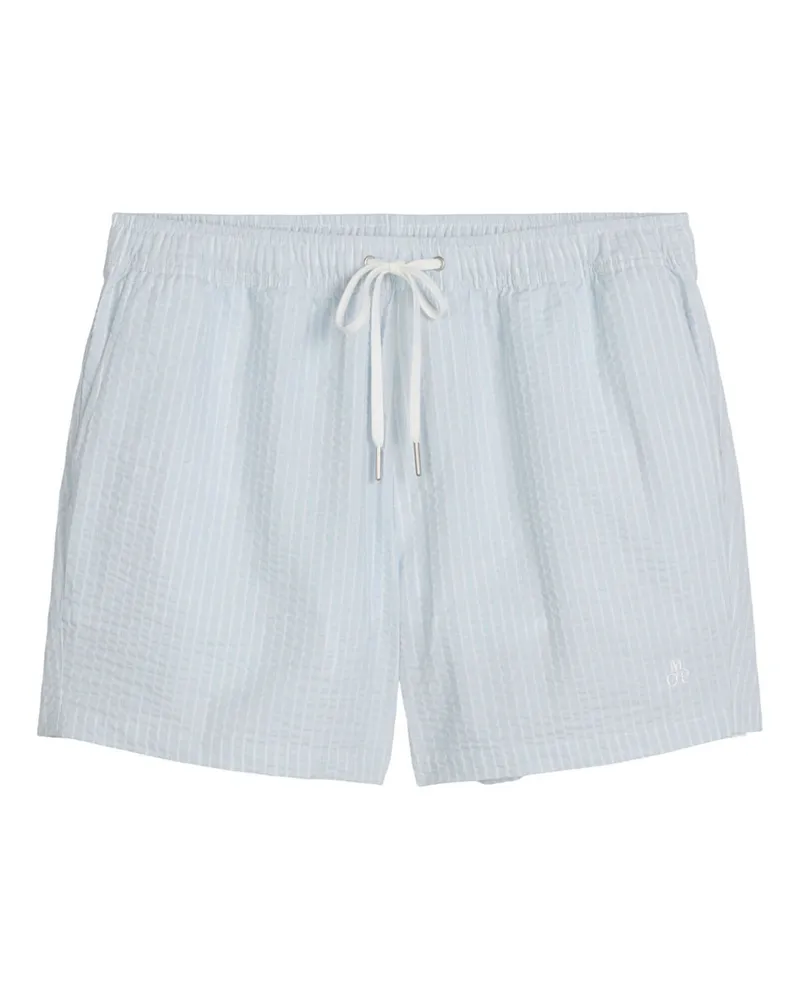 Marc O'Polo Badeshorts aus Seersucker für Herren - Hellblau Hellblau