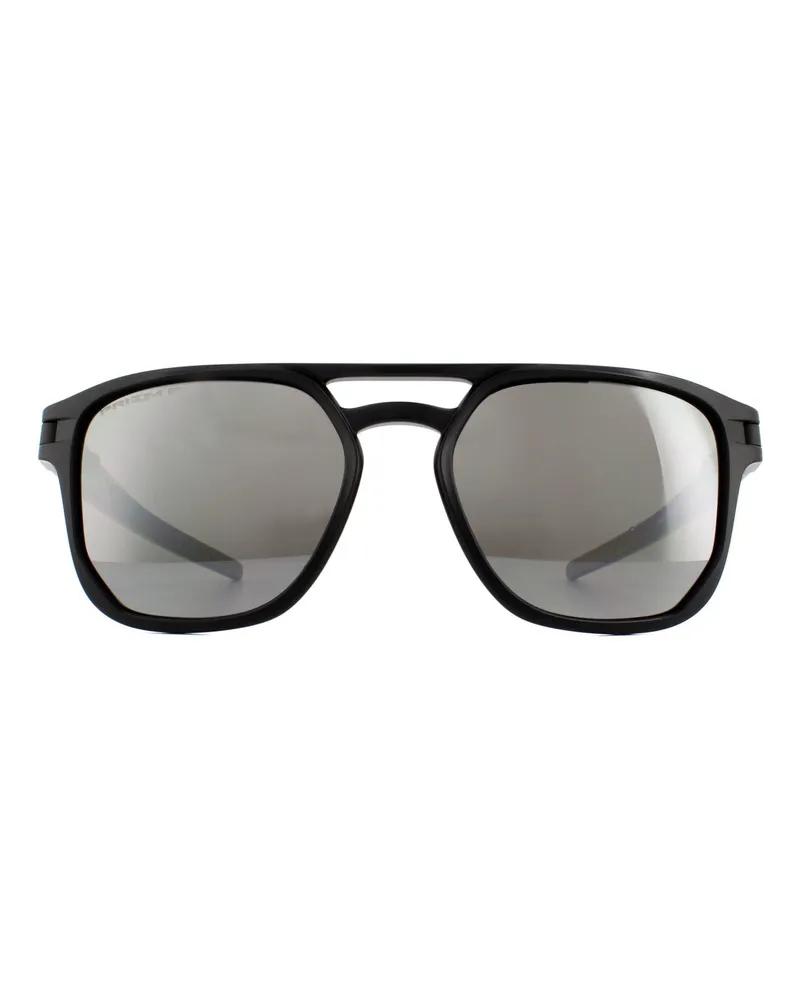 Oakley Square Mens Matte Black Prizm Black Polarise Lunettes de soleil Schwarz