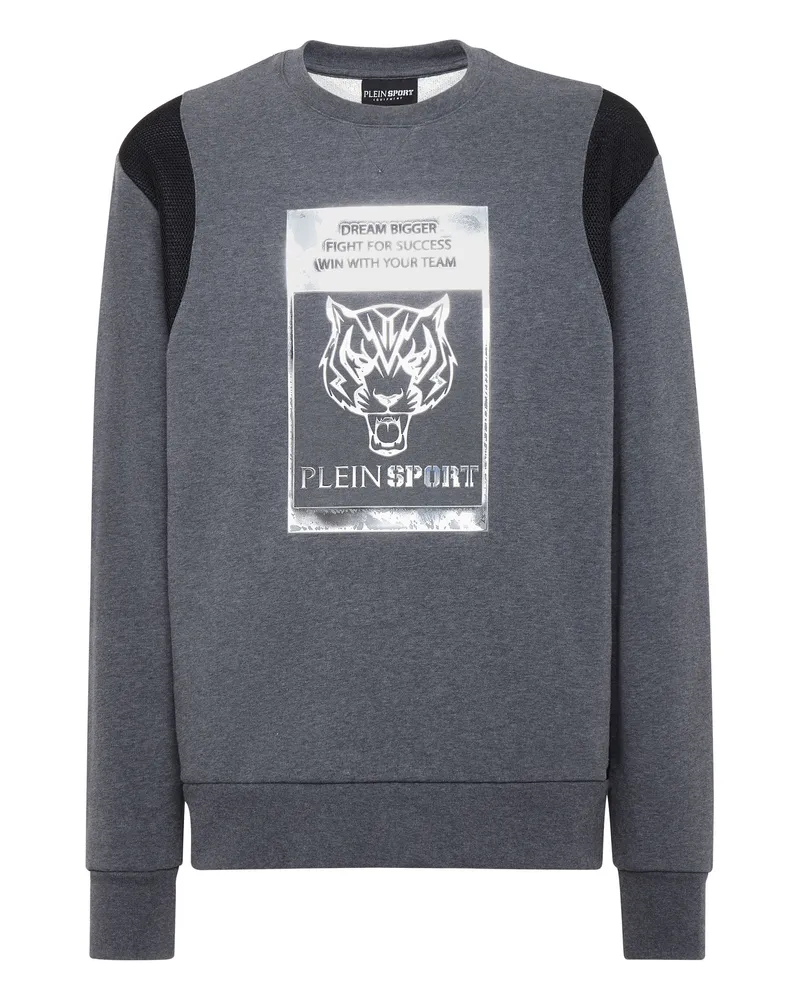 Philipp Plein Sweatshirt Tiger Dunkelgrau