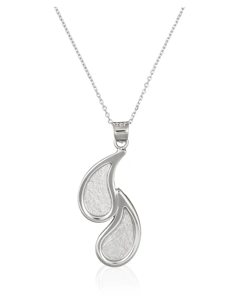 Orphelia Damen 925 Sterling Silberkette mit Anhänger - Silber ZH-4699 Silber