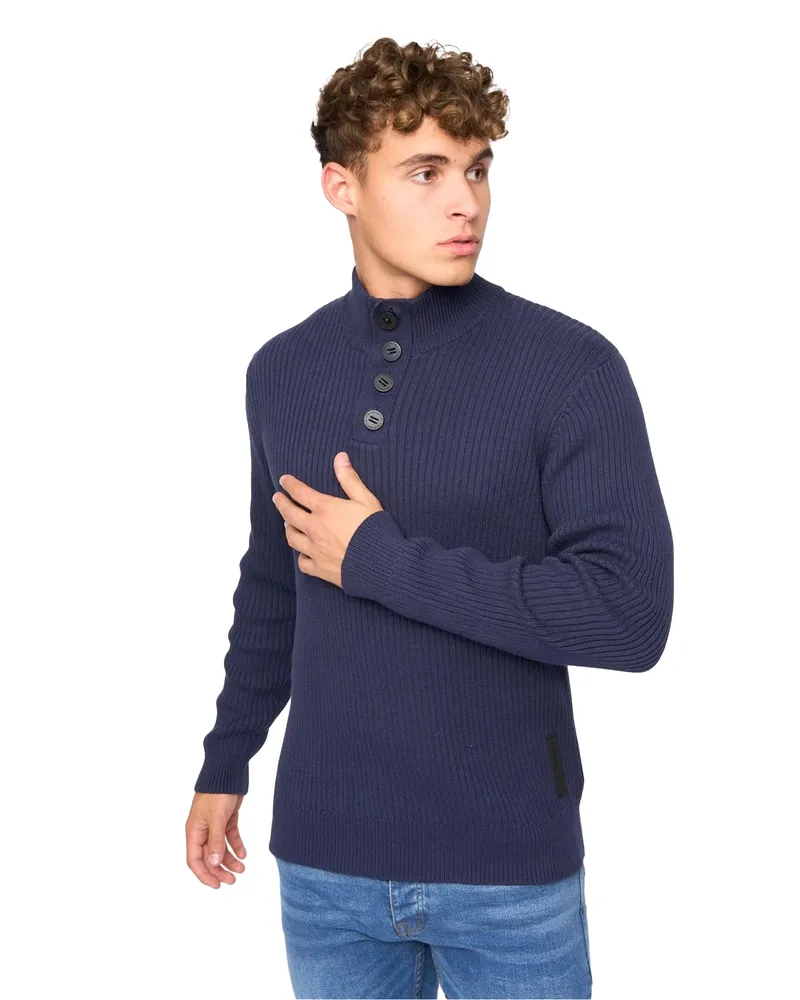CrossHatch Wellburys" Pullover für Herren (Marineblau Marineblau