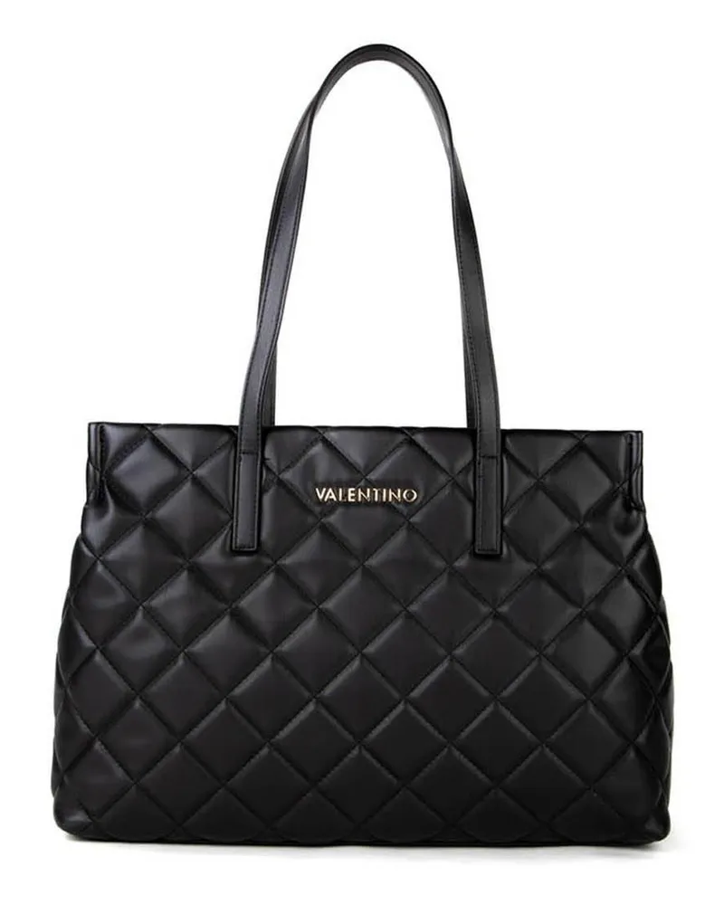 Valentino Garavani Ocarina Quilt Shopper Schwarz Schwarz