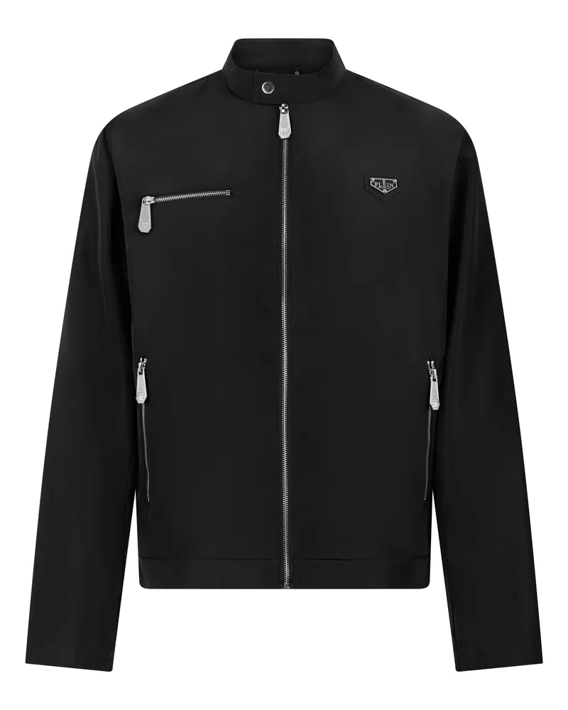 Philipp Plein Motorradjacke Schwarz