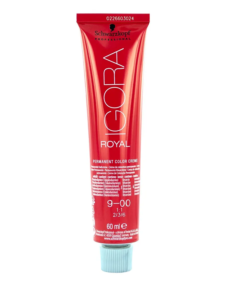 Schwarzkopf Igora Royal Permanent Color Creme 60ml - 9-00 Extra Hellblond Natur Extra 