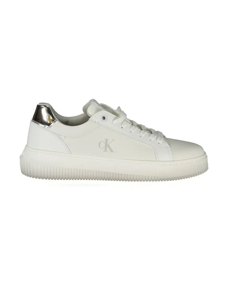 Calvin Klein Plattform Sneakers Low Top Casual Hellgrau