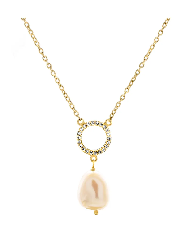 Orphelia Spa' Damen-Anhänger aus 925er Sterlingsilber mit Kette – Gold ZK-7575/G Gold