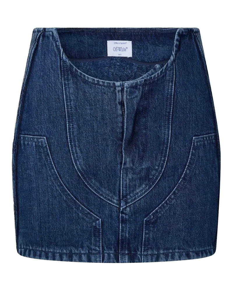 OFF-WHITE Off White - Minirock für Damen, Denim (Blau Blau