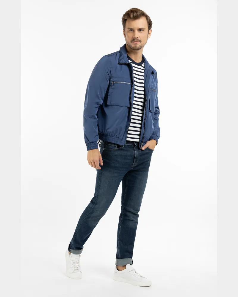 DreiMaster Übergangsjacke - recyceltes Material Herren Marine Marineblau