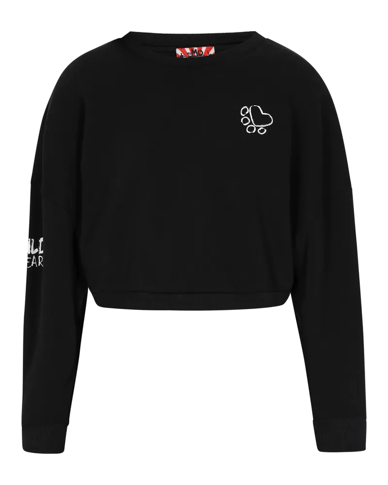 My Mo Sweatshirt Frauen Schwarz Schwarz