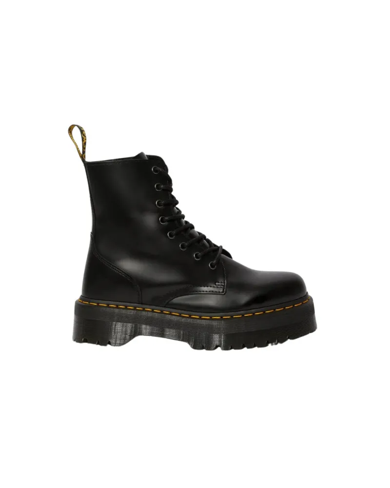 Dr.Martens Jadon Glattleder Damen Plattformstiefel - (Schwarz Schwarz