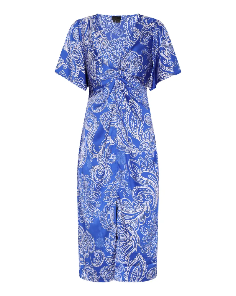 DreiMaster Kleid Damen Weiss Flieder Weiß
