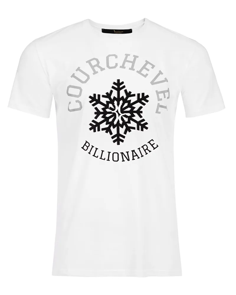 Billionaire T‑Shirt mit Rundhals - Weiß Weiß