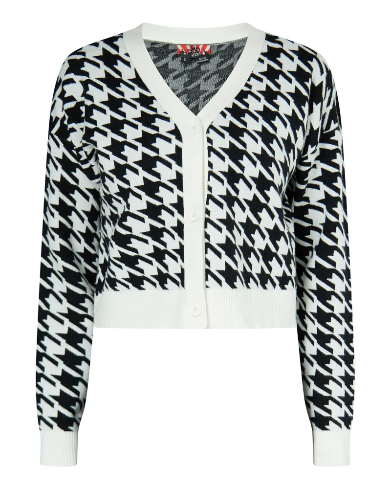 My Mo Strickjacke Damen weiss Weiß
