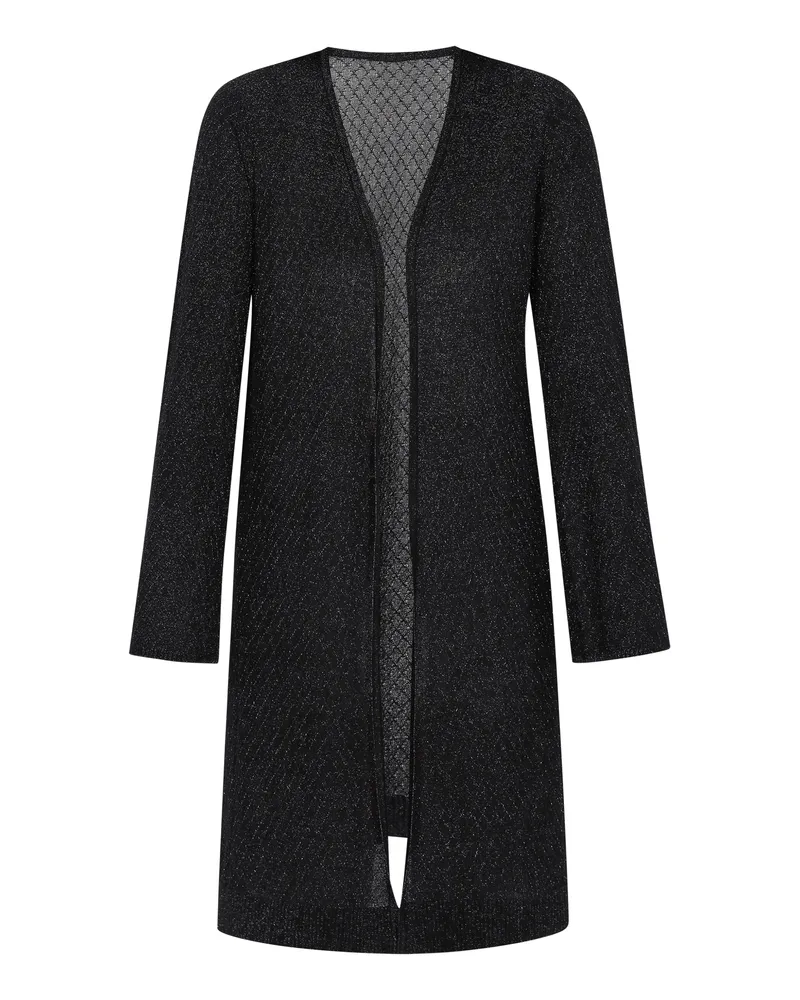 IZIA Strickjacke Frauen Schwarz Schwarz
