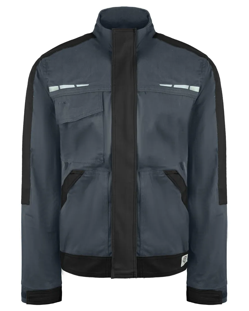 Dickies Grafter Duo Tone Herren grau/schwarz Arbeit tragen Jacke Dunkelgrau
