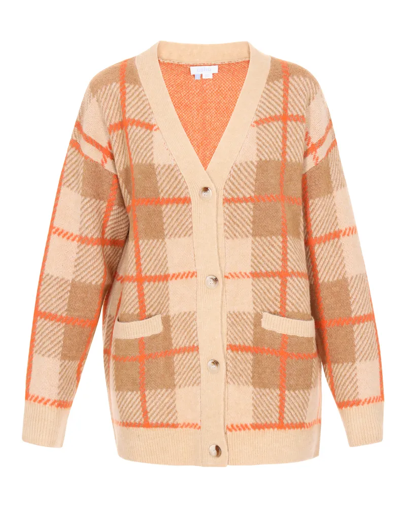 Usha Strickjacke Frauen Beige Hellkamel Orange Beige