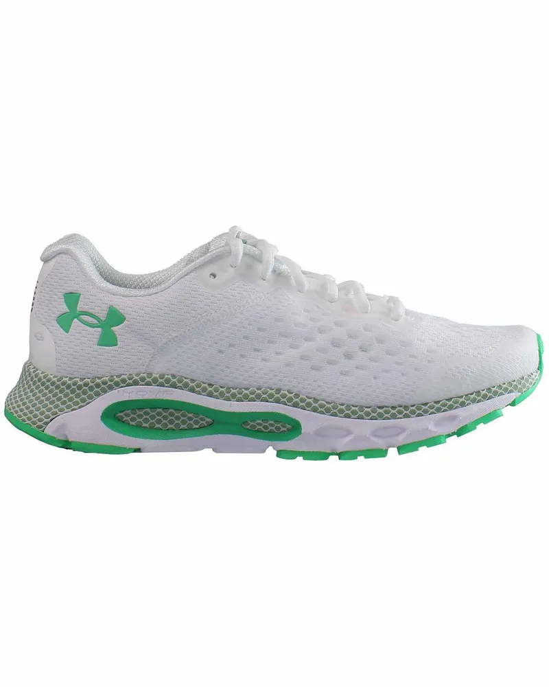 Under Armour Hovr Infinite 3 Damen weiße Trainer Mintgrün