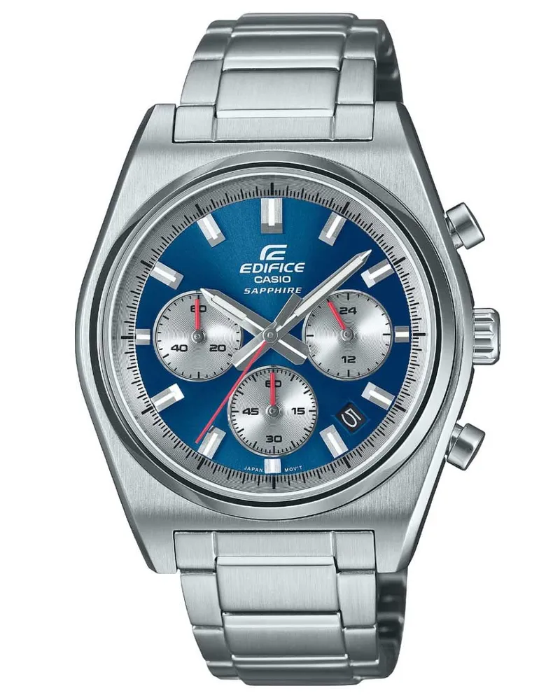 Casio Edifice Silber Herren Armbanduhr EFB-730D-2AVUEF Silber