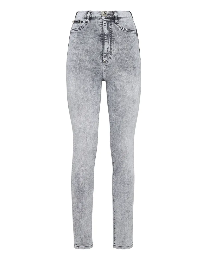 Philipp Plein Jeggings Grau