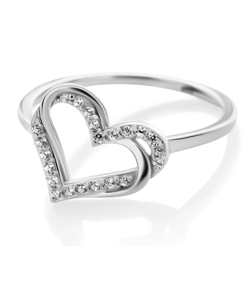 Orphelia Cecilia' Damen-Ring aus 925er Sterlingsilber – Silber ZR-7584 Silber