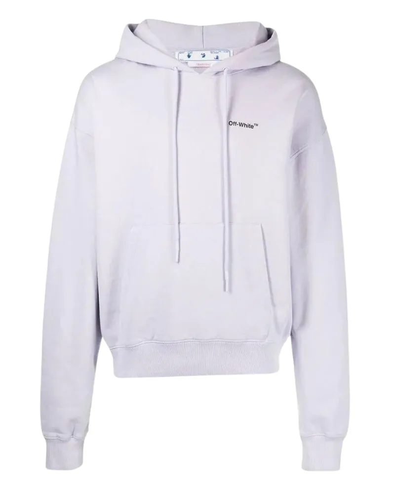 OFF-WHITE Caravaggio Arrow Over Dusty Lilac Lila Kapuzenpullover Lila