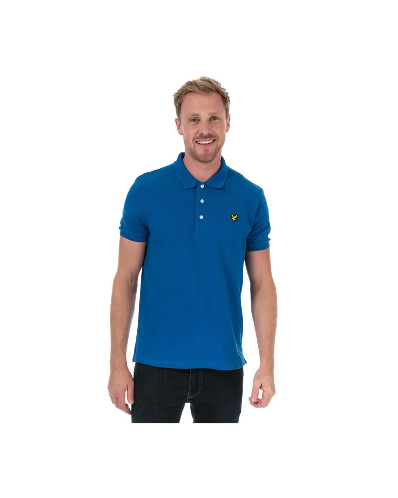 Lyle & Scott Lyle And Scott Schlichtes Polohemd für Herren in Blau Blau