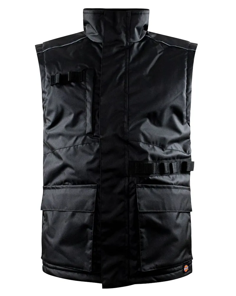 Dickies Utility Mens Black Work Weste Schwarz