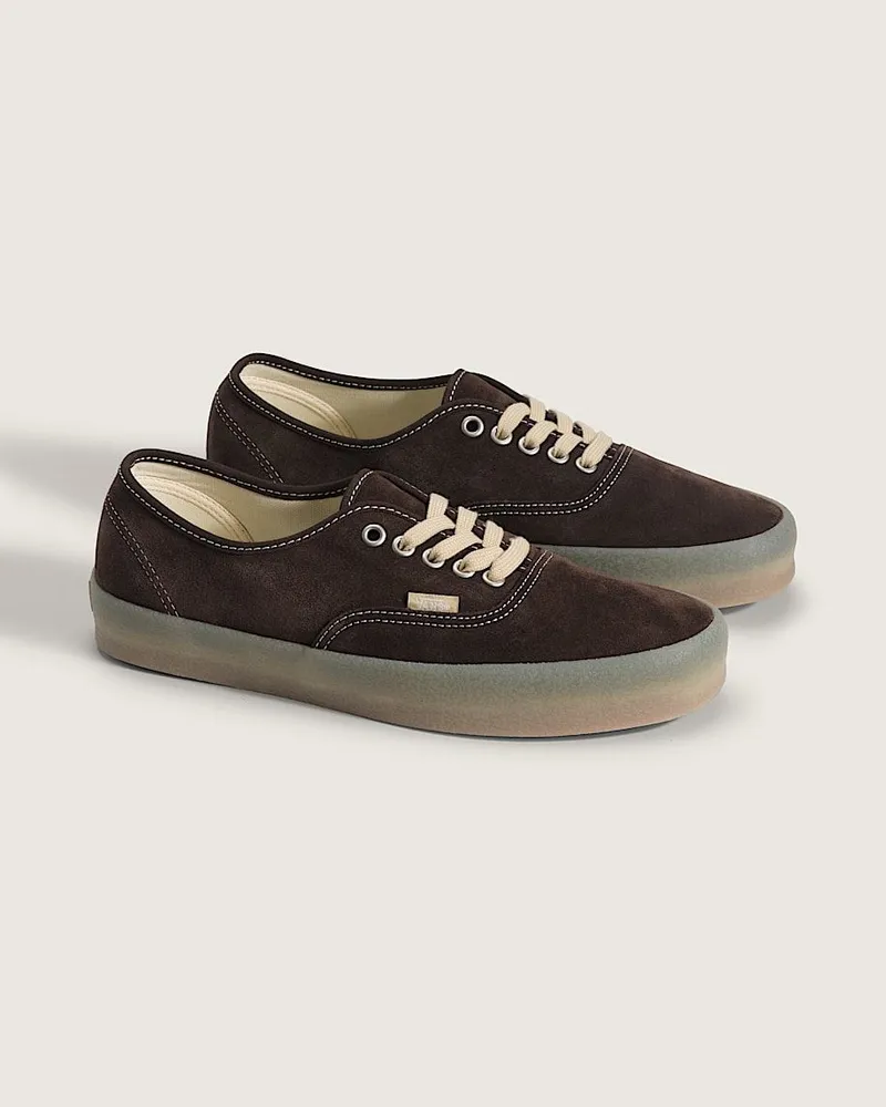 Vans Authentic Crepe Wildleder Herren Braune Sneaker Braun