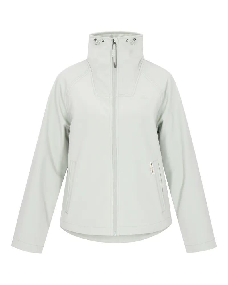 Schmuddelwedda Softshelljacke für Damen, wind- und wasserabweisend - Salbeigrün Salbeigrün