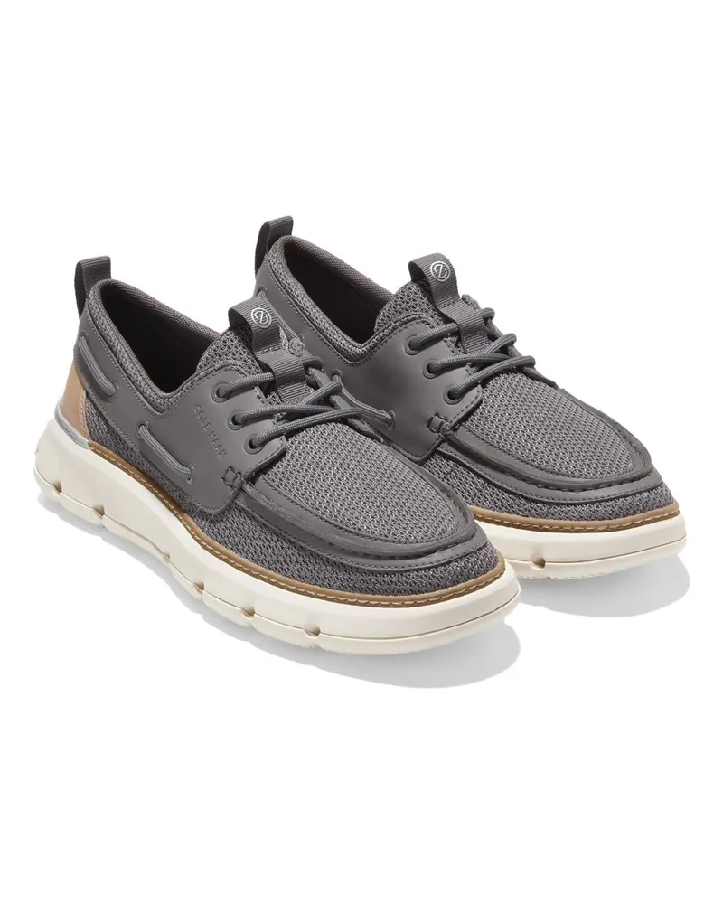 COLE HAAN 4.ZeroGrand Regatta Nylon Herren Grau Bootsschuhe Grau