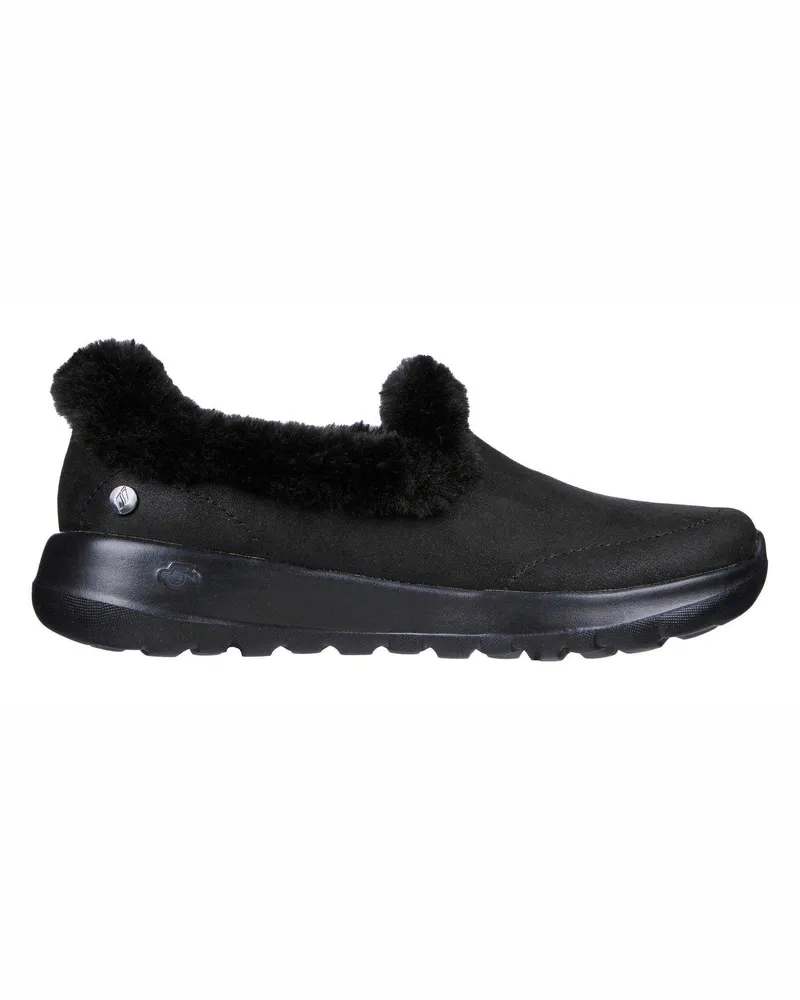 Skechers Go Walk Joy" Sneaker für Damen, Wildlederimitat (Schwarz Schwarz