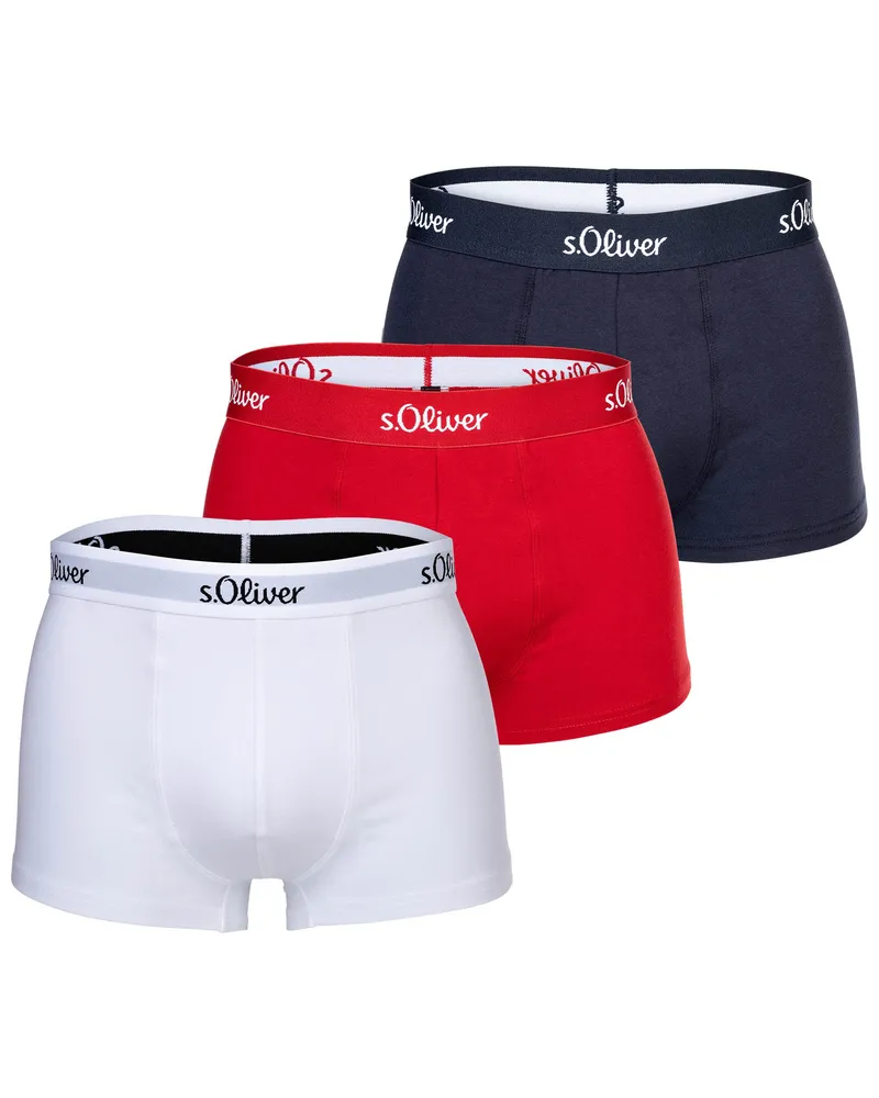S.Oliver Trunk Hipster Boxershorts - Mehrfarbig Mehrfarbig