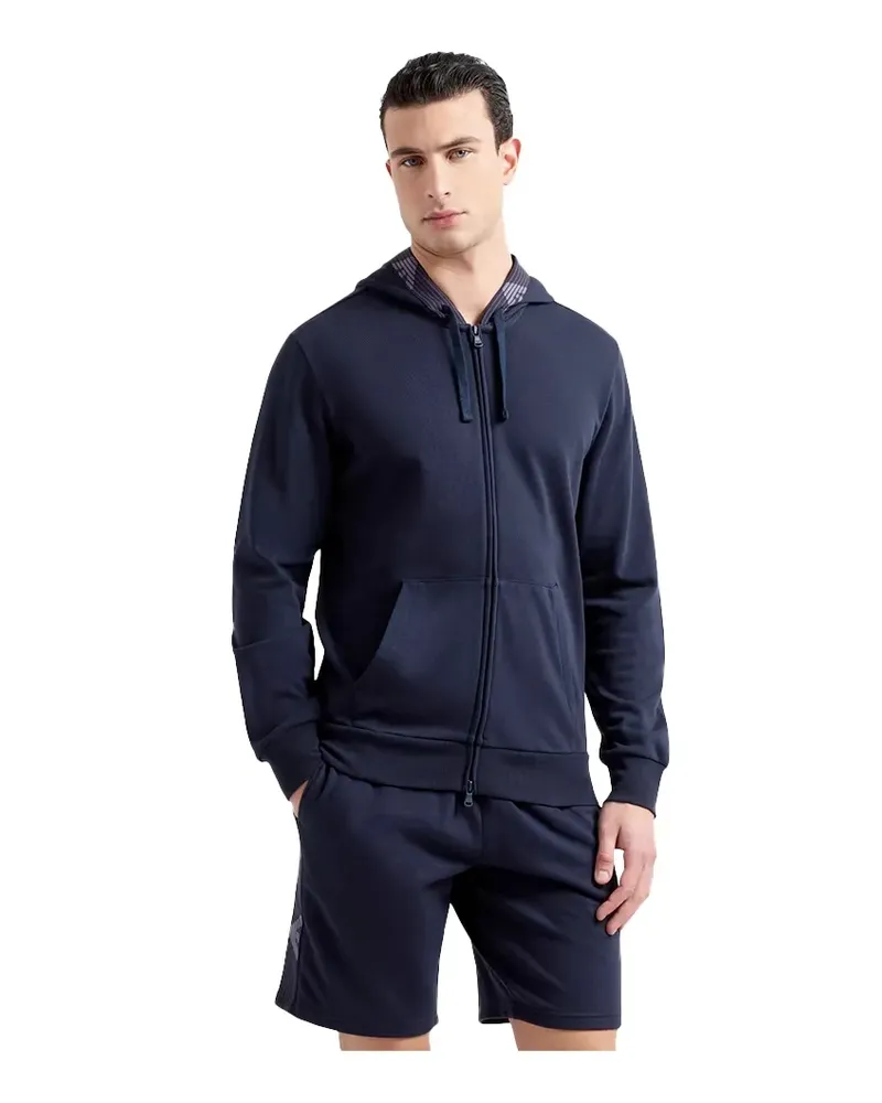 Emporio Armani Herren-Sweatshirt „Line Eagle Blau