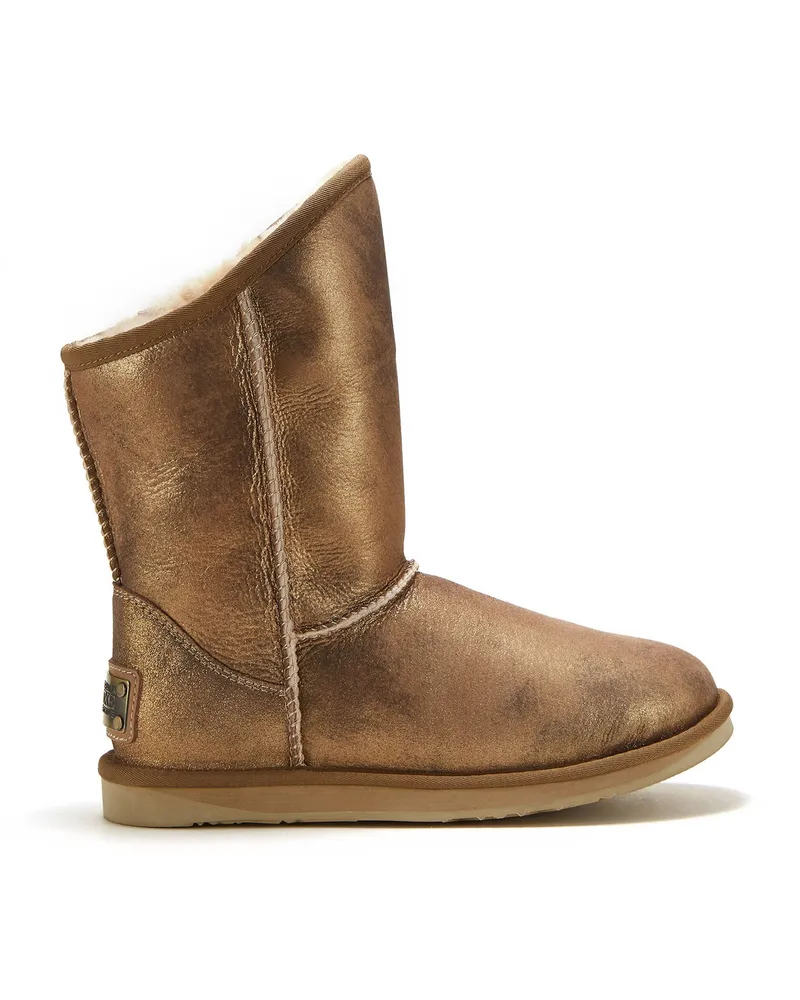 Australia Luxe Cosy Short Ankle Boots, kurz geschnittene Stiefeletten - Gold Gold