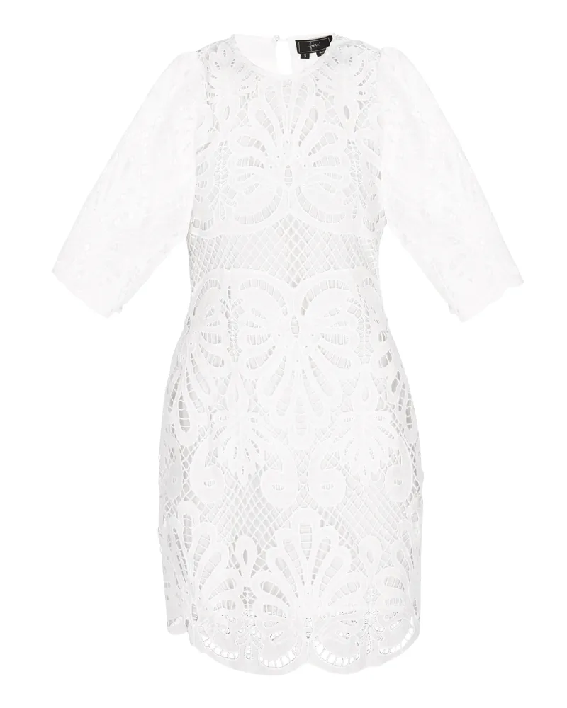 FAINA Kleid Frauen Weiß Weiß