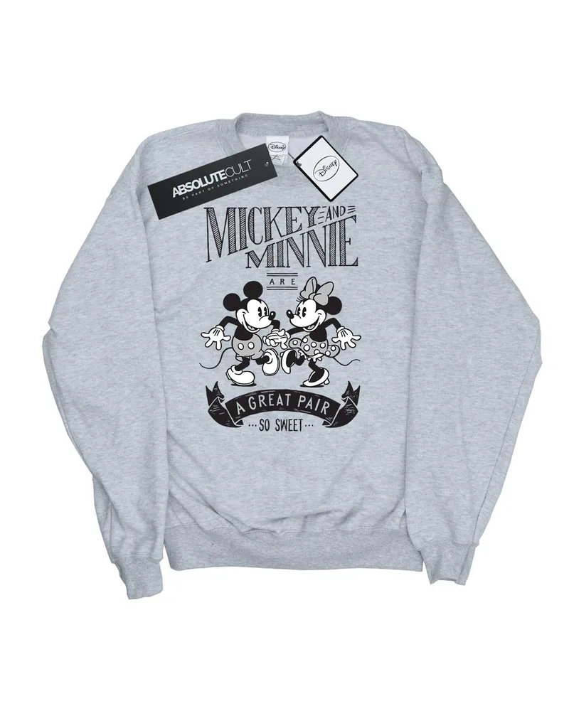 Disney Great Pair" Sweatshirt für Damen (Grau meliert Grau